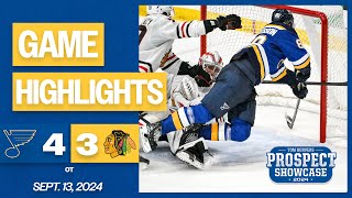 Prospect Game Highlights Blues 4 Blackhawks 3 OT [upl. by Gleda]