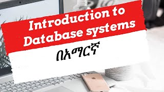 what is database and database management system part 1 Amharicበአማርኛ [upl. by Erdnaxela925]