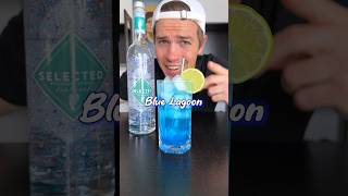 Blue Lagoon 🤤  Sommerdrink mit Vodka 🔥 [upl. by Joao760]