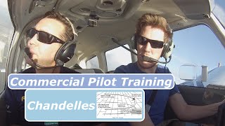 Commercial Pilot Training Introduction to Chandelles PA28 ATC Audio [upl. by Nielson]