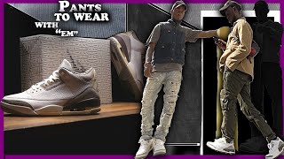 Air Jordan 3 quotA Ma MANIEREquot HOW TO STYLE AIR JORDAN 3s on feet [upl. by Sidra208]