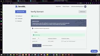 Geração dos certificados SSL pela ZeroSSL 90 dias gratuitos [upl. by Zendah]