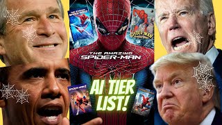 US PRESIDENTS SPIDERMAN MOVIES TIER LIST Movie Breakdown [upl. by Eiclud378]