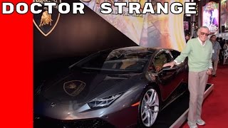 Doctor Strange Gray Lamborghini Huracan Premiere [upl. by Carol]