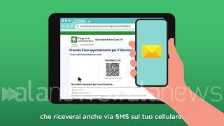 Prenotare il vaccino Covid in Lombardia come fare con Poste [upl. by Rotow]