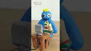 Rainbow friends blue and First friend made MrFun from Sprunki rainbowfriends sprunki roblox [upl. by Shantha]