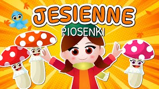 Jesienne piosenki dla dzieci 🧡🧡🧡 [upl. by Ecinehs]