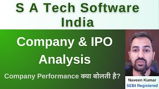 S A Tech Software India IPO  S A Tech Software India Limited IPO  GMP  Review  Analysis [upl. by Gee77]