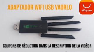 Déballage de ladaptateur Wifi Vaorlo AliExpress Vaorlo AMS03 Store tests Windows et Linux Xubuntu [upl. by Isidor]