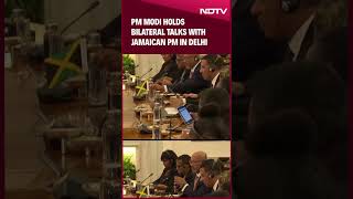 PM Modi Holds Bilateral Talks With Jamaican PM In Delhi [upl. by Edme]