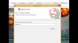 Salesforce Dataloader Settings and Upsert Operation [upl. by Aihtnys]
