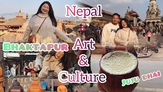 Exploring THE BEAUTY Of BHAKTAPUR Durbar Square NEPAL 🇳🇵 [upl. by Epilef]