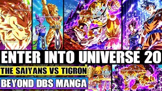 Beyond Dragon Ball Super Enter Into The Legendary Universe Destroyer Tigron Vs Goku And Vegeta [upl. by Nylazor]