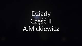 Dziady część II AMickiewicz audiobook [upl. by Feltie]