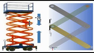 Ansys rigid dynamics tutorial Scissor Lift Analysis  Part 1 Assembly in design modeler [upl. by Neltiac]