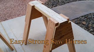 Easy Strong Saw Horses [upl. by Koy]