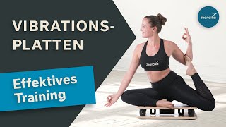 Wie wirken Vibrationsplatten  Welche Trainingsziele kann ich erreichen  Skandika Vibration Plate [upl. by Nnayrrehs]