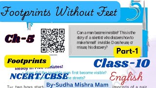 Class10 Ch5  Footprints without Feet  EnglishFootprints Part1  BySudha Mishra Mam [upl. by Maleen]