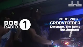 Grooverider  Detonate The Bomb Nottingham BBC Radio 1 26102002 [upl. by Col568]