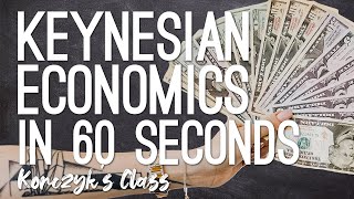 Keynesian Economics Explained in 60 Seconds [upl. by Myrna139]