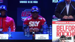 UFC on FX 8 Prefight Press Conference Highlights [upl. by Dalt]