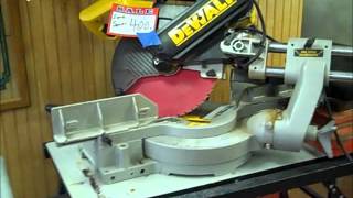 Dewalt DW708 12quot Miter Saw with Workstand on Wheels [upl. by Rozek745]