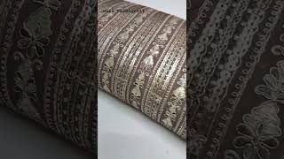 Designer embroidered dress material fabric any details whatsapp 9625121792 [upl. by Lazare756]