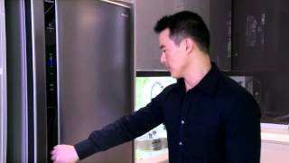 Panasonic Econavi Inverter Refrigerator  Bottom Freezer amp Vegerator Concept [upl. by Lapo]