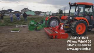 Agregat aktywny Breviglieri MekFarmer 80 z ciągnikiem Kubota L5040 AGROTIMH [upl. by Iilek767]