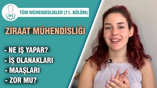 Ziraat Mühendisliği İş İmkanları Nelerdir Ne İş Yapar Maaşları Nasıldır YKS Tercih 2024 [upl. by Ellecrad378]