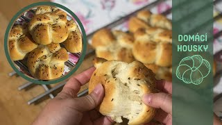 RECEPT Domácí nadýchané housky  Ukázka zapletení [upl. by Anahsit762]