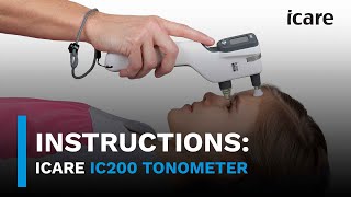 iCare IC200 Tonometer Instructional Video [upl. by Aerua]