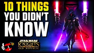 10 Things You Didn’t Know About KOTOR [upl. by Issor]