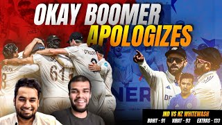 Okay Boomer Apologizes  Ind vs Nz Test whitewash  Part 1 [upl. by Worthington]