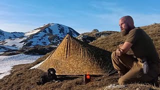 Winter Backcountry Bushcraft  Camping Trip With My Dog [upl. by Ck]