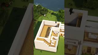 Modern house in Minecraft  Minecraft new modern house 🏠🏡 minecraftshorts minecraft [upl. by Zetnas]