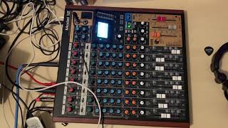 Tascam Model 12 DAW Control Ipad Auria Pro 1 [upl. by Ilyah327]