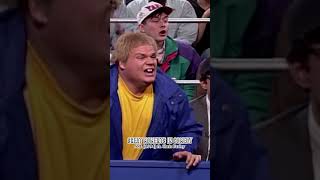 Chris Farley keeps getting hit with baseball for heckling  Yankees SNL comedy funny shorts [upl. by Waneta520]