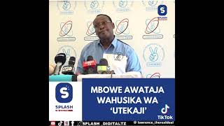 MBOWE ATEMA NYONGOAWATAJA WATEKAJI wasafi Crown Tbc [upl. by Hett457]