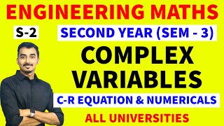 COMPLEX VARIABLES  COMPLEX ANALYSIS  S2  ENGINEERING MATHS  MATHS3  SAURABH DAHIVADKAR [upl. by Ailenroc]