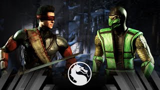 Mortal Kombat X  Kenshi Vs Reptile Very Hard [upl. by Lurie]