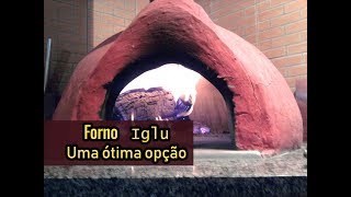 Forno Iglu uma ótima opção para a assar a sua pizza [upl. by Hutchings]