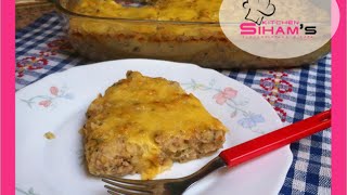 صينية البطاطس باللحم المفروم و الجبن لا تقاوم سهام كيتشن hachis parmentier Fromage facile [upl. by Irami411]