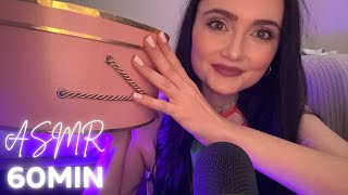 ASMR  tapping rubbing scratching whispering  What’s in the box 📦 60 Minutes [upl. by Kellsie221]