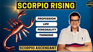 Scorpio Rising  Personality thinking career profession  All about Scorpio Ascendant  108 Astro [upl. by Yzzo]