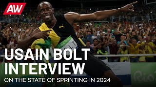 Usain Bolt on the health of track and field since his retirement [upl. by Atul]