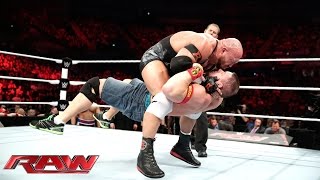 John Cena vs Ryback Raw Nov 10 2014 [upl. by Llehsim589]