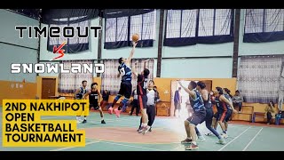 2nd Nakhipot Open Basketball Tounament  Timeout Vs Snowland  Highlights [upl. by Hsirt69]