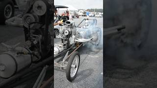 FIRE IN THE HOLE Blown and Injected Front Engine Dragster [upl. by Latterll]