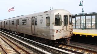 MTA NYC Subway  R46 H Trains at Beach 67th Street [upl. by Tsenrae]